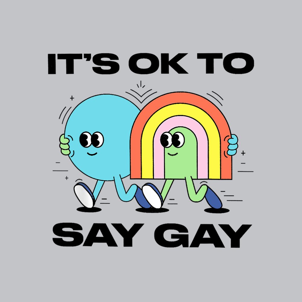 It's Ok To Say Gay - (Adult size/ PG Language)Eternal Distinction3851201_503Sport GreySSIt's Ok To Say Gay - (Adult size/ PG Language)